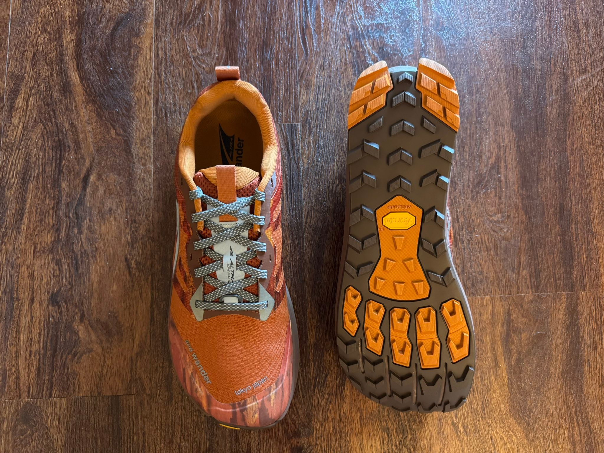 Altra Lone Peak 9 trail shoes with And Wander collaboration