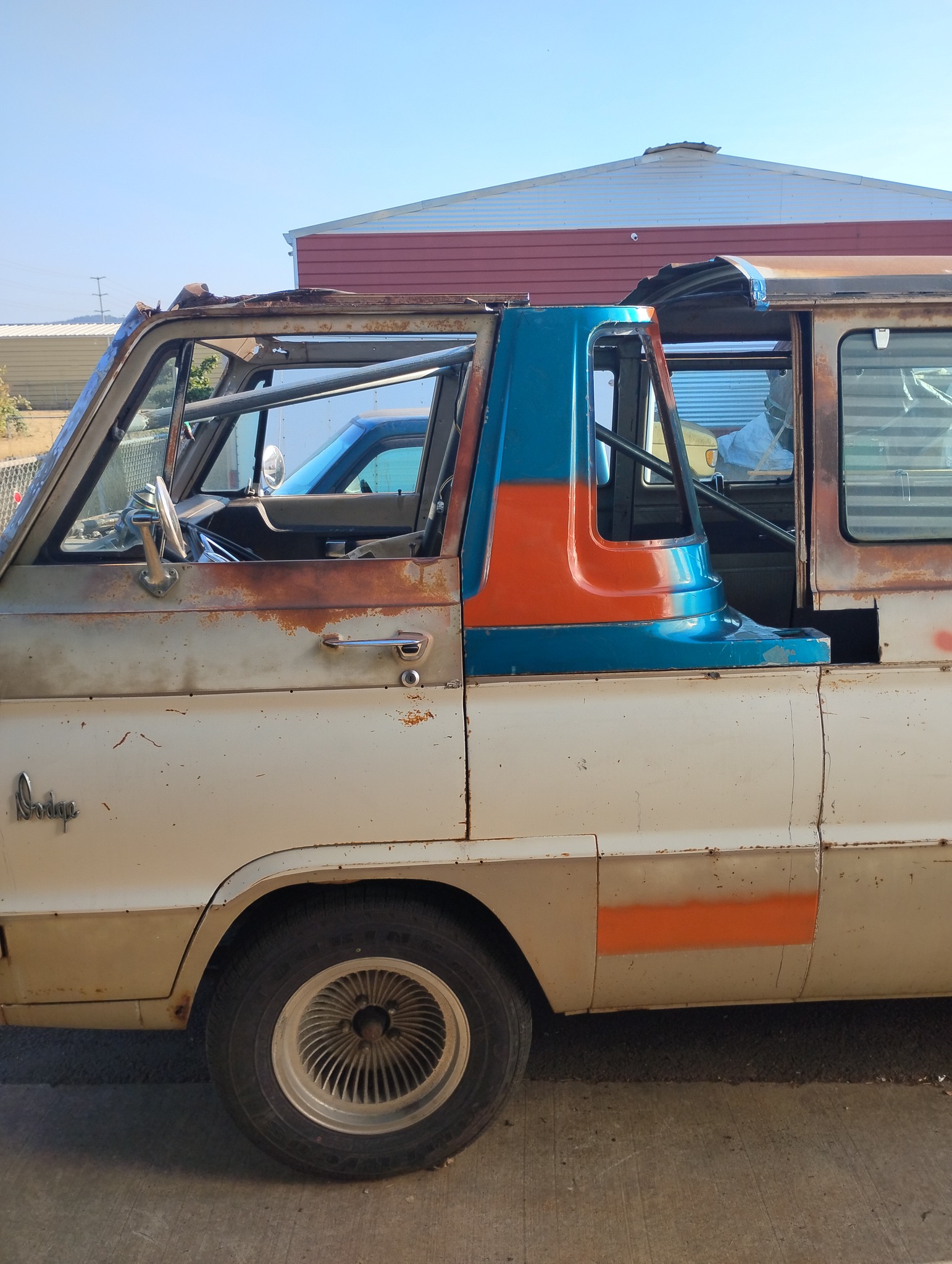 Poor thing has seen better days. Dodge A100 A108