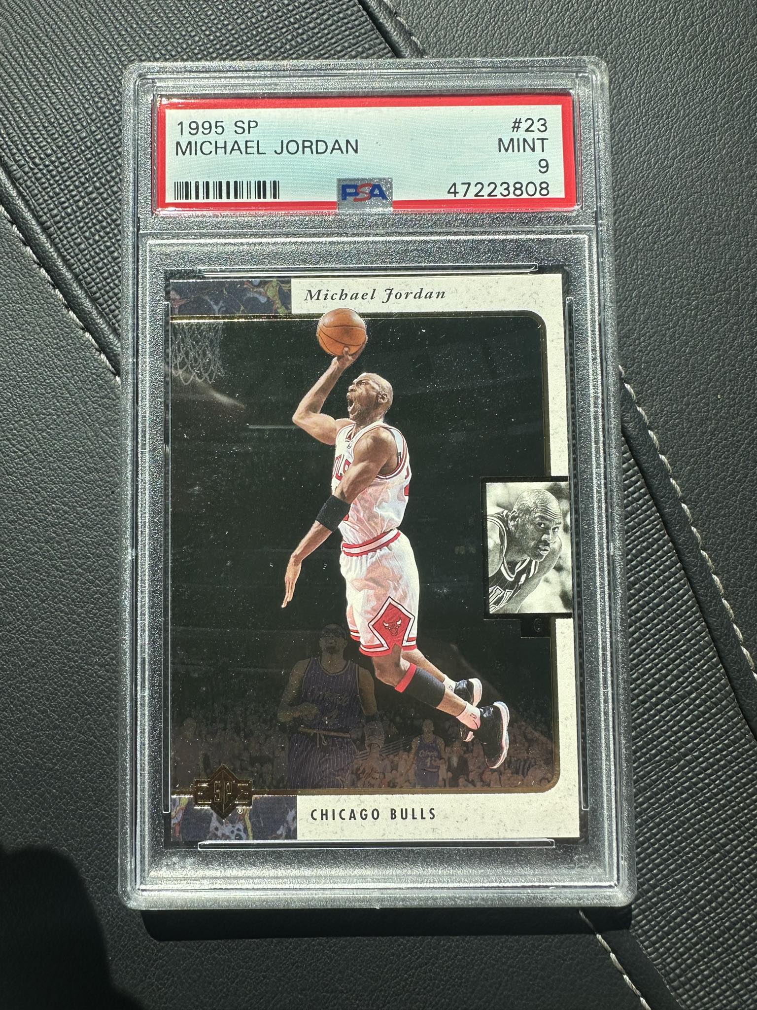 Beautiful 1995 Michael Jordan gold trim card