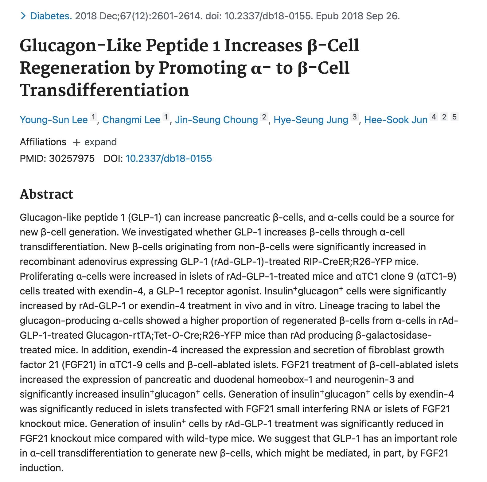 can you get glp 1 for prediabetes GLP−1 receptor agonists the treatment of obesity: Role as a promising approach Is GLP1 necessary for pre