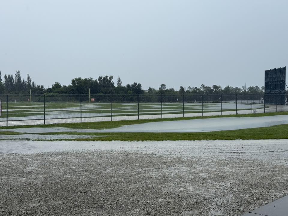 RH Baseball Dugout | Had a little rain in Fort Myers this PM | Facebook
