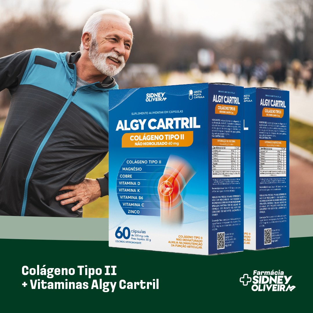 Algy Cartril possuí colágeno... - Farmácia Sidney Oliveira