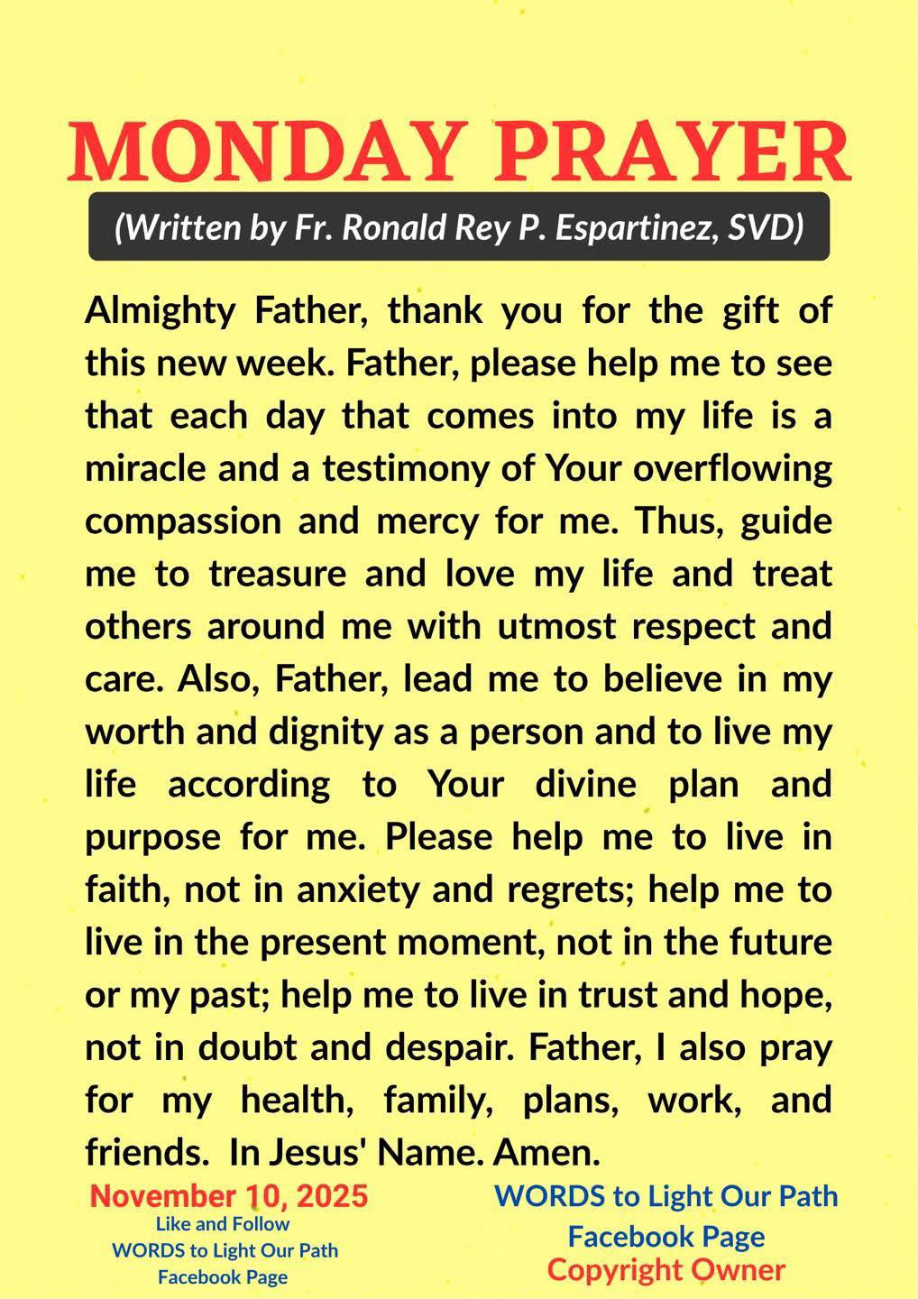 Chaplet of Divine Mercy | Have a blessed Monday, Everyone 🙏🙏🙏 | Facebook