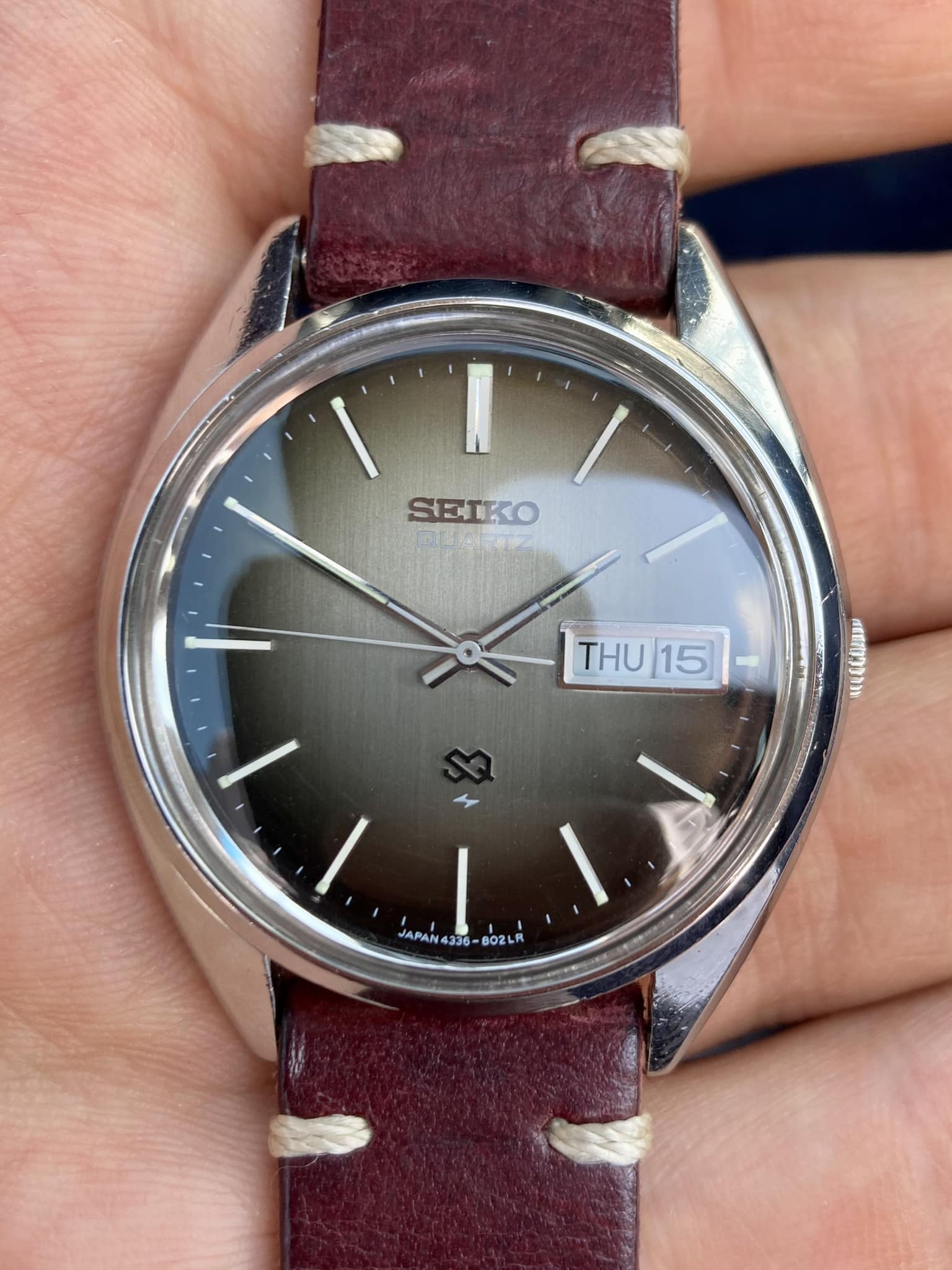 Seiko Type II 4336-8060 Textured Brown Dial