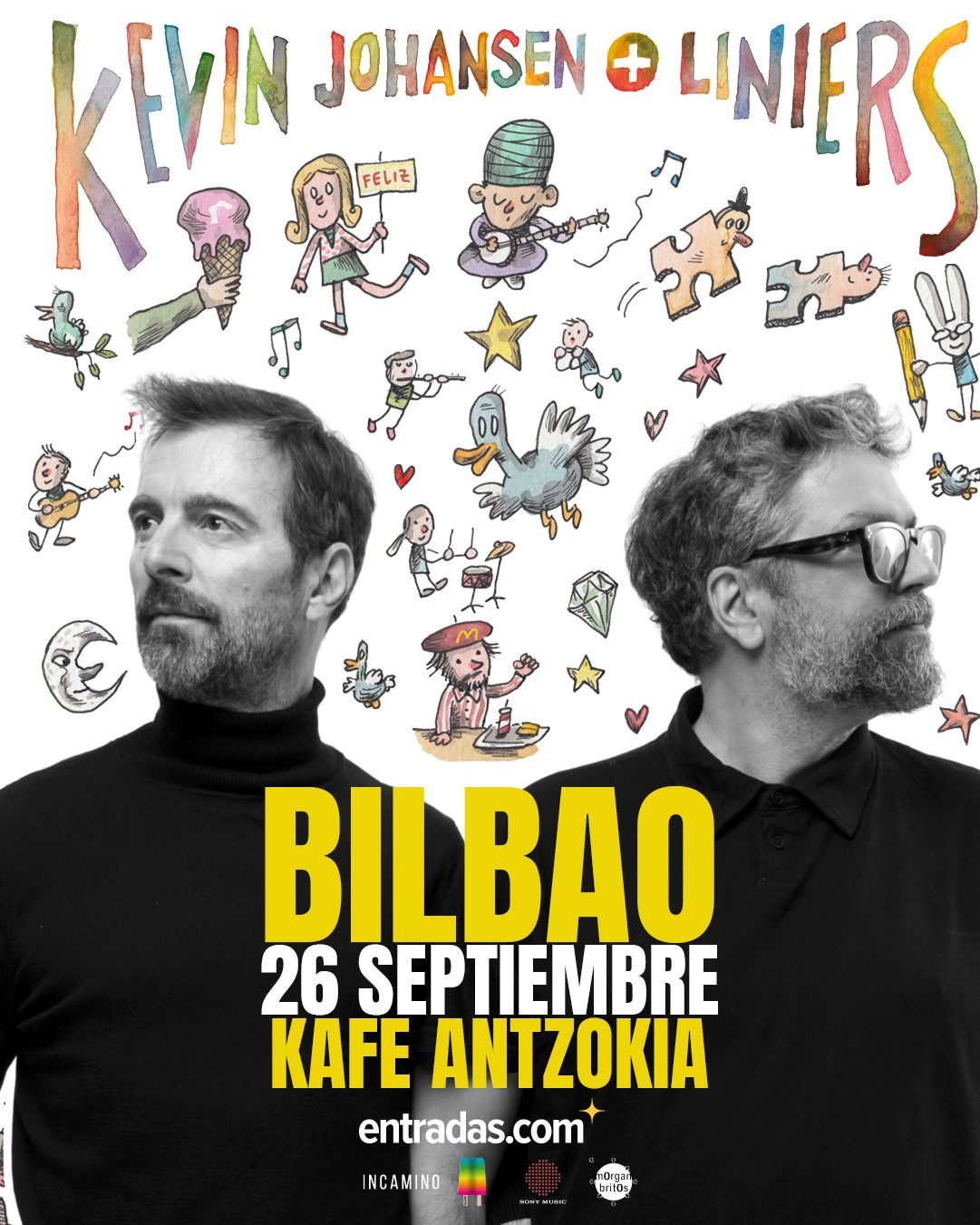 Kevin Johansen + Liniers en Bilbao