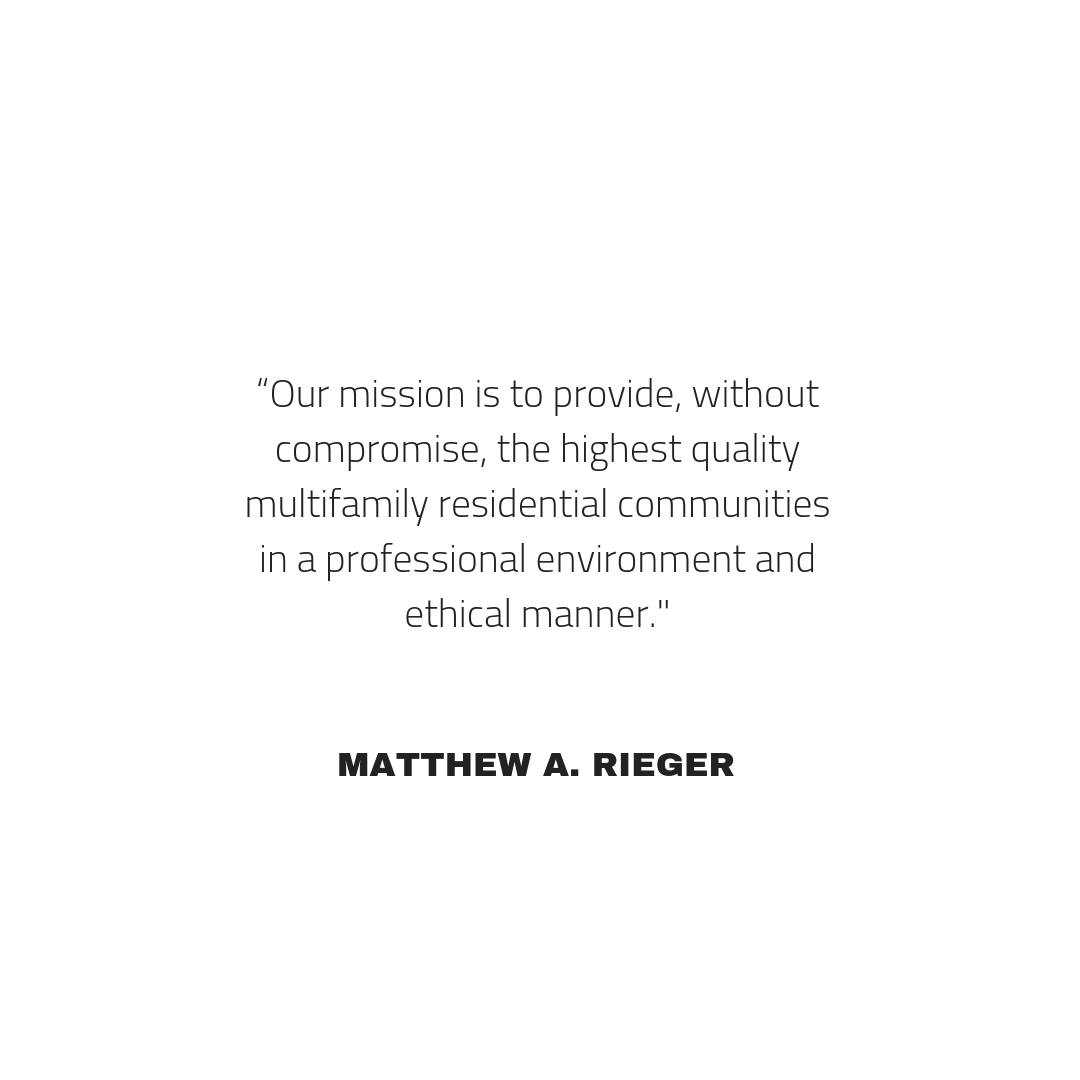 Matthew Rieger, Housing Trust Group