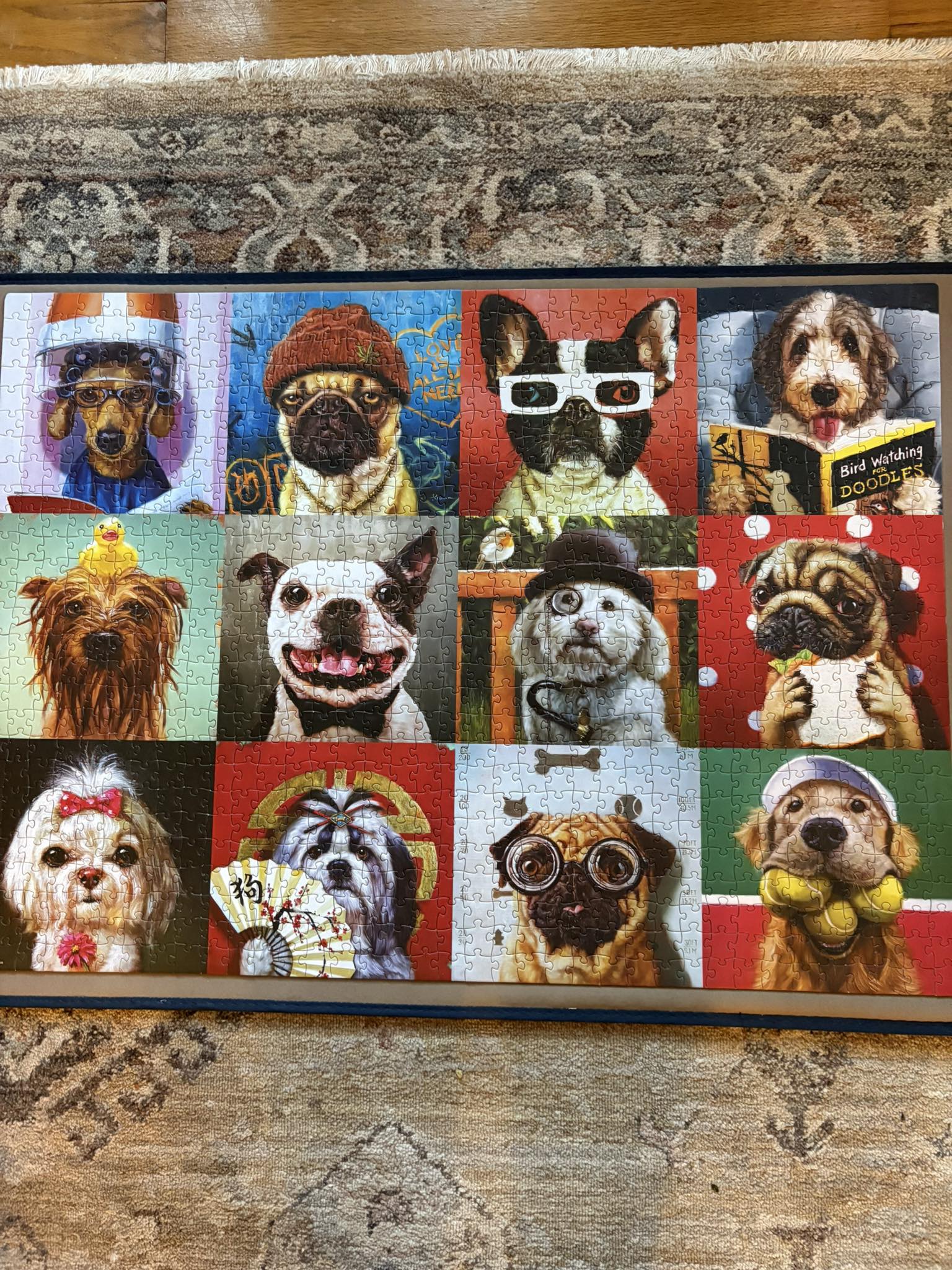 Funny Bunnies By Lucia Heffernan 1000 Piece Puzzle - Premium Recycled Board