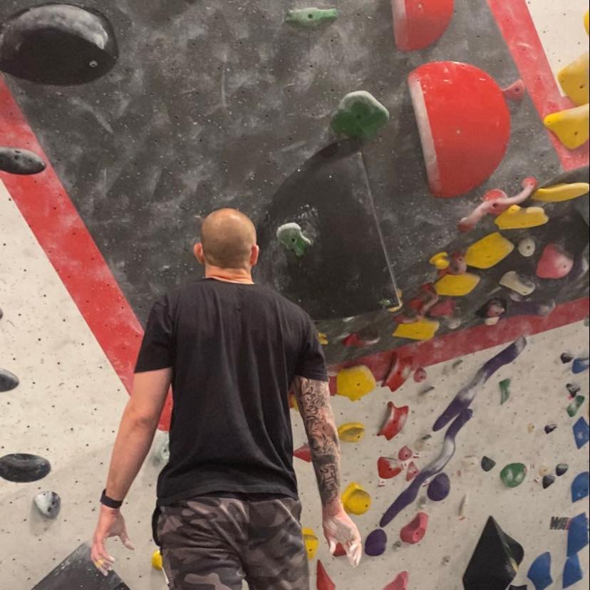 #bouldering #rockclimbing #v4 #dyno Threshold Climbing Gym | Shaun Bley