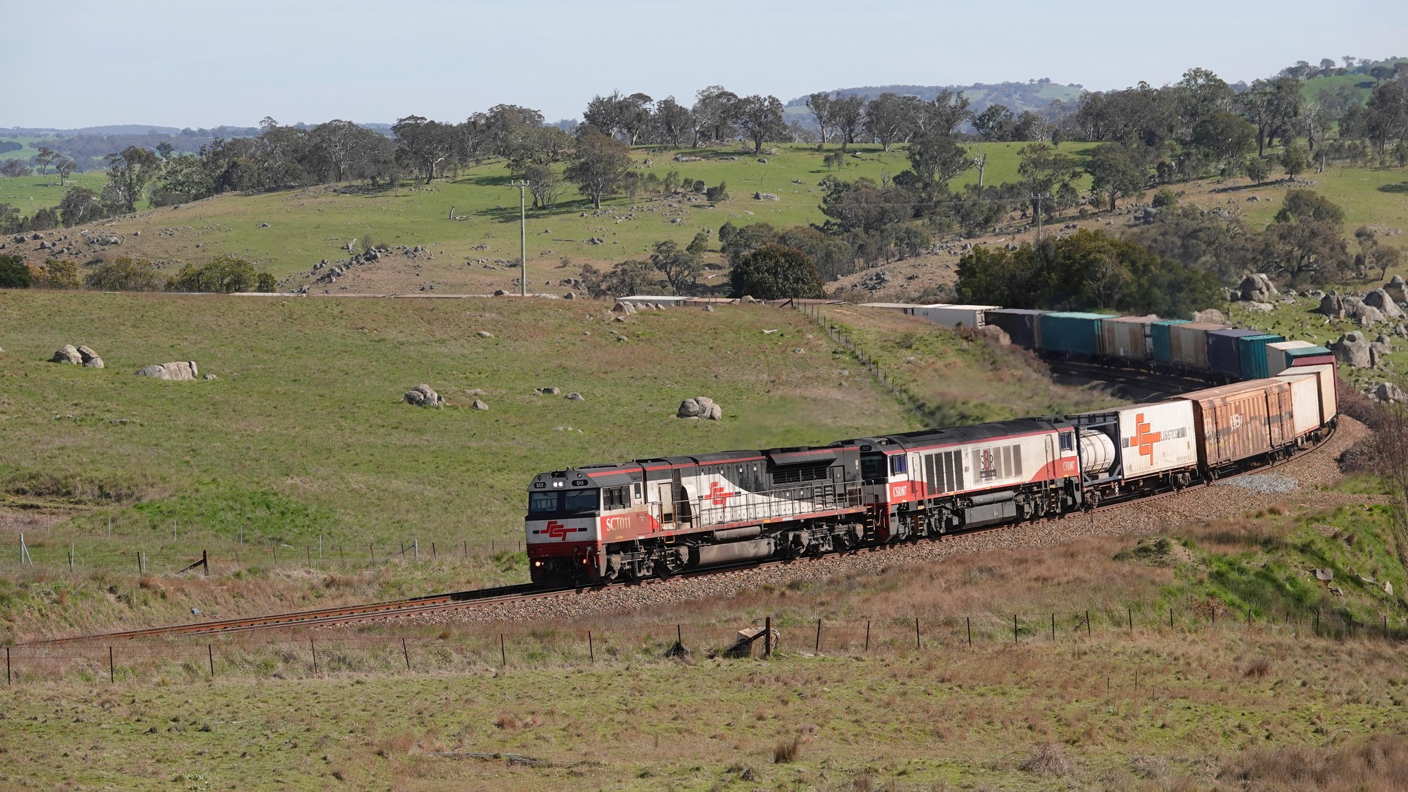 NSW Railways - Past and Present | Coming around the spur northbound SCT ...