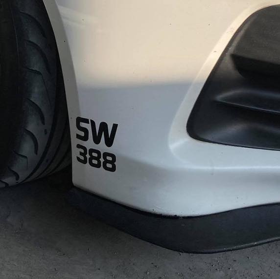 Race Story Shop - รีวิว สติ๊กเกอร์ SW388 สีดำ บนรถสีขาว... | Facebook