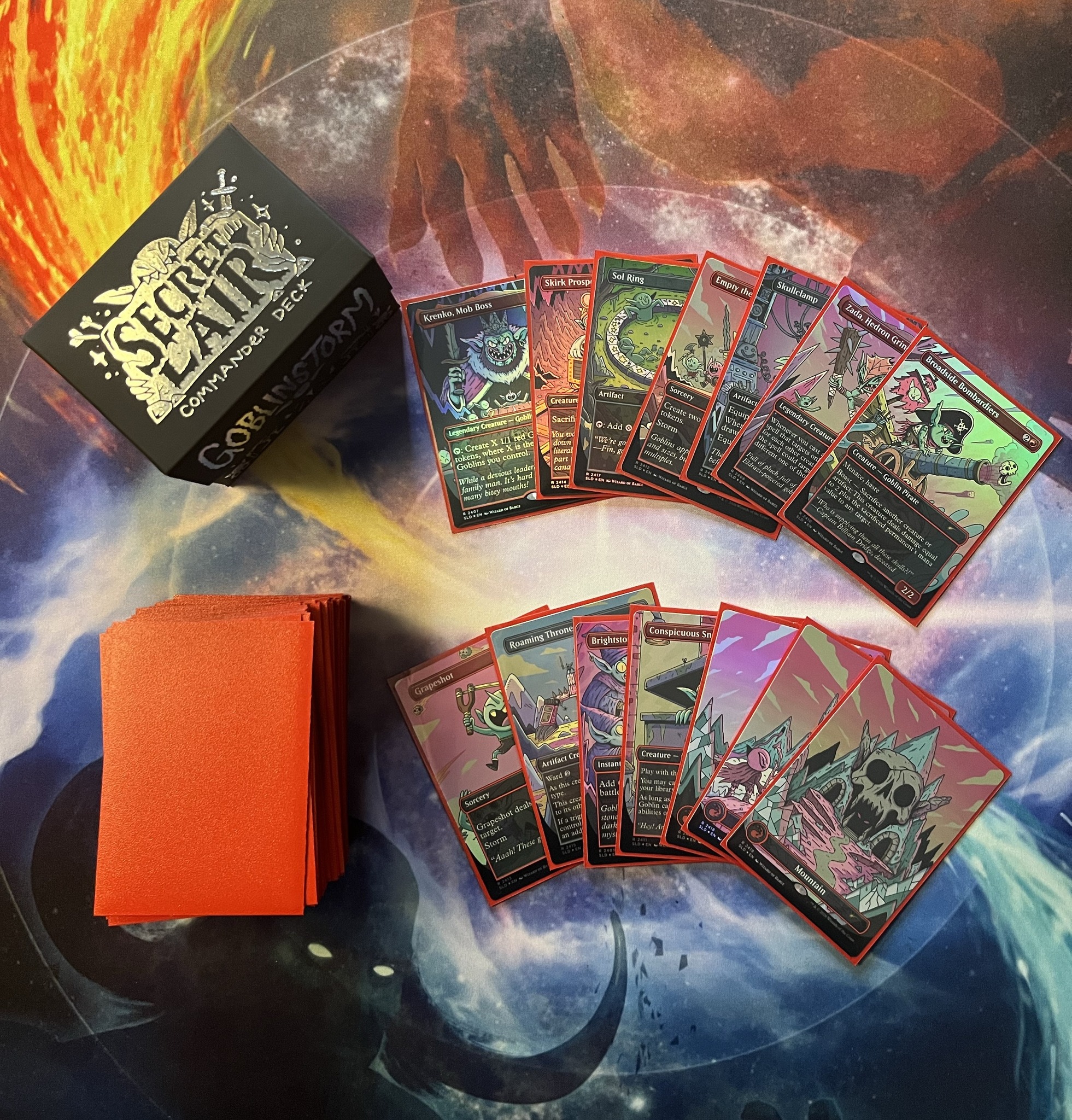 Got the Secret Lair Commander Goblin Storm box