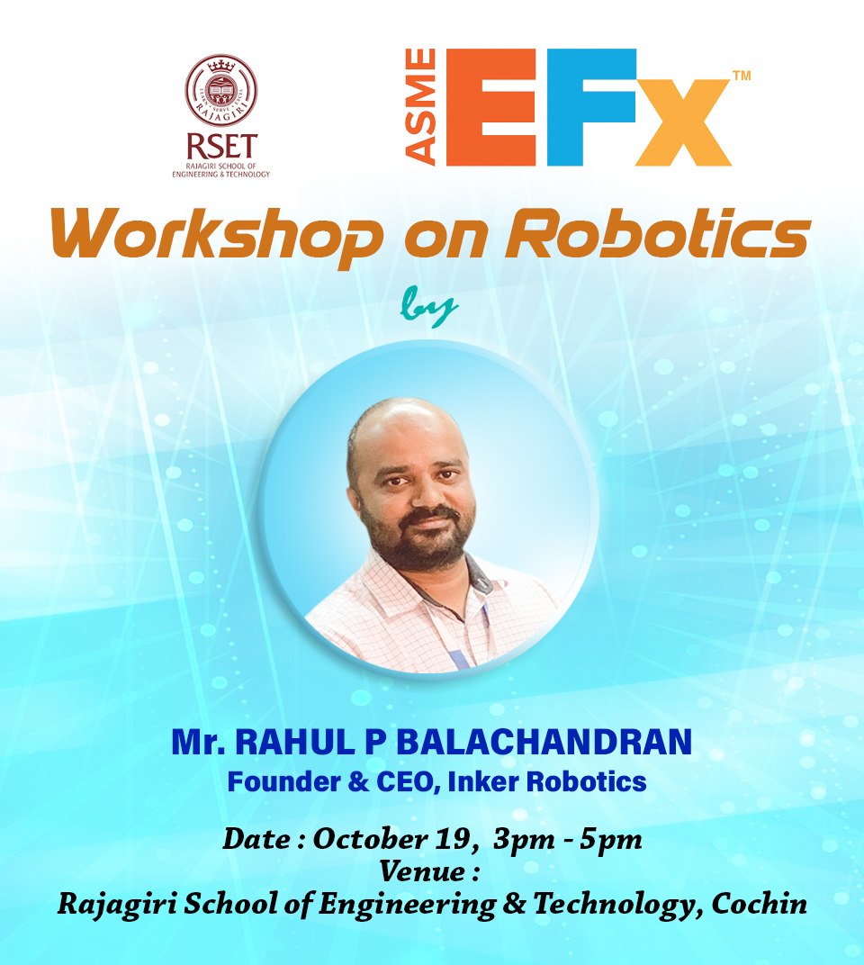Inker Robotics - Robotics Workshop by Mr. Rahul P... | Facebook