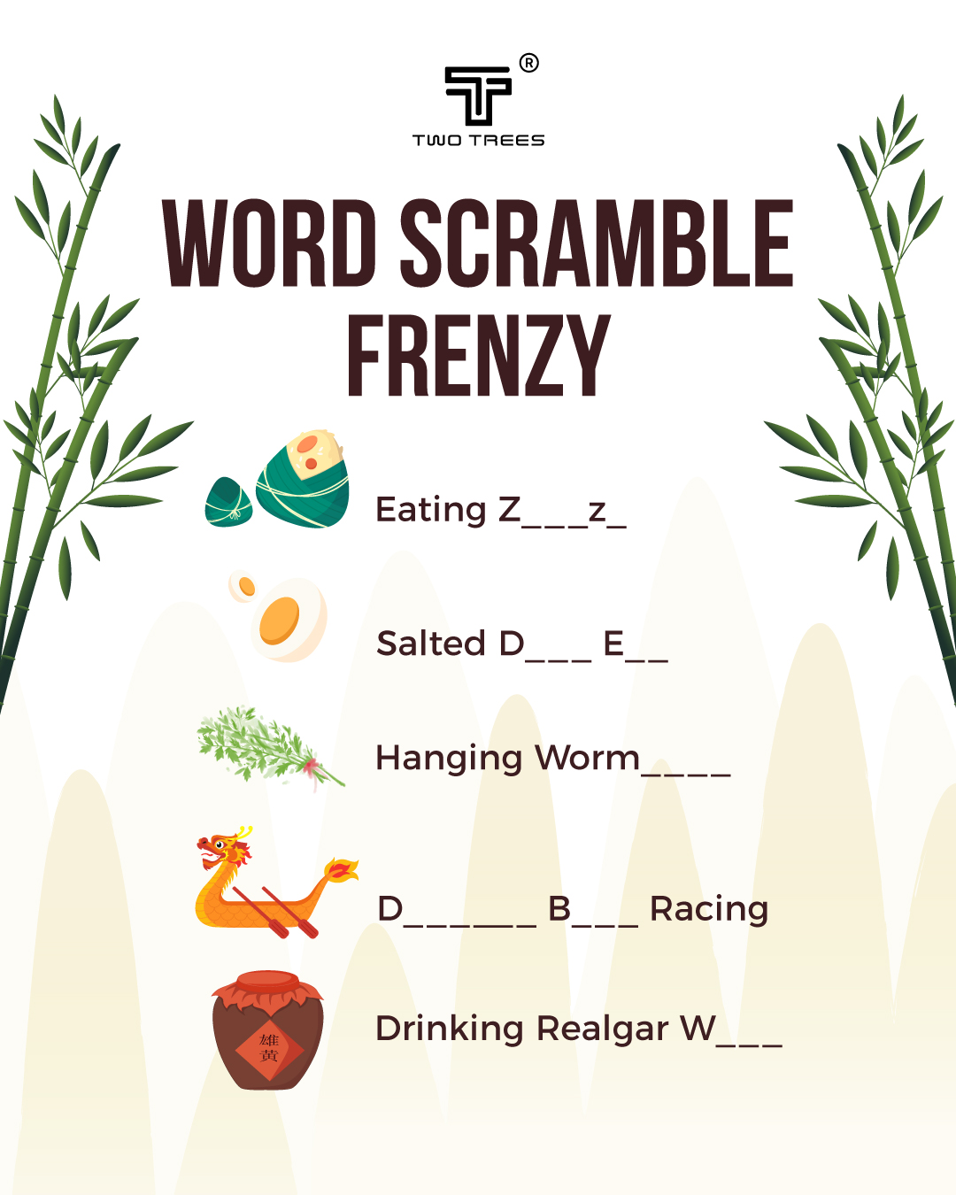TwoTrees - 🚨 Word Scramble Frenzy Alert 🚨 Get ready for a... | Facebook
