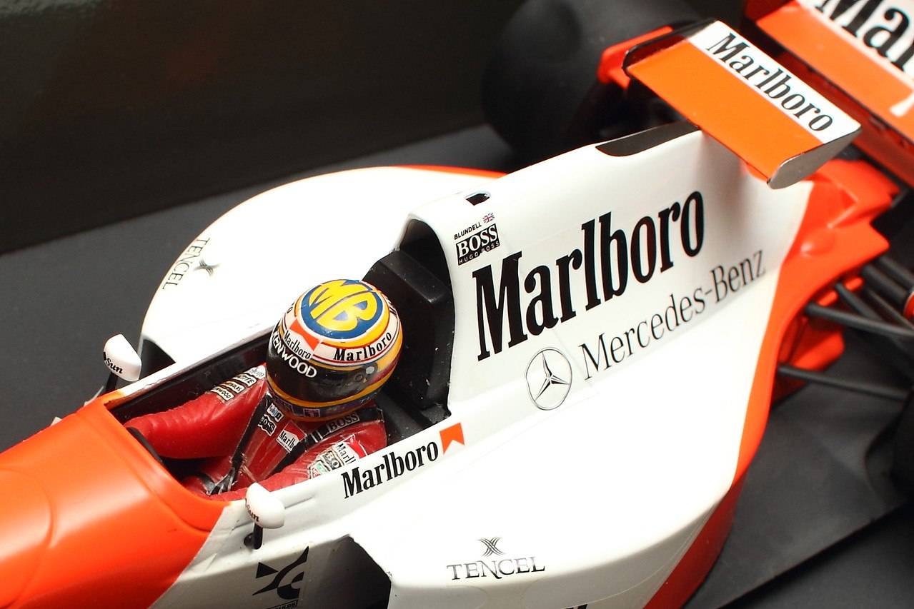 GrandPrecision.Net - Minichamps Mclaren MP4/10 1/18 with GPD race 