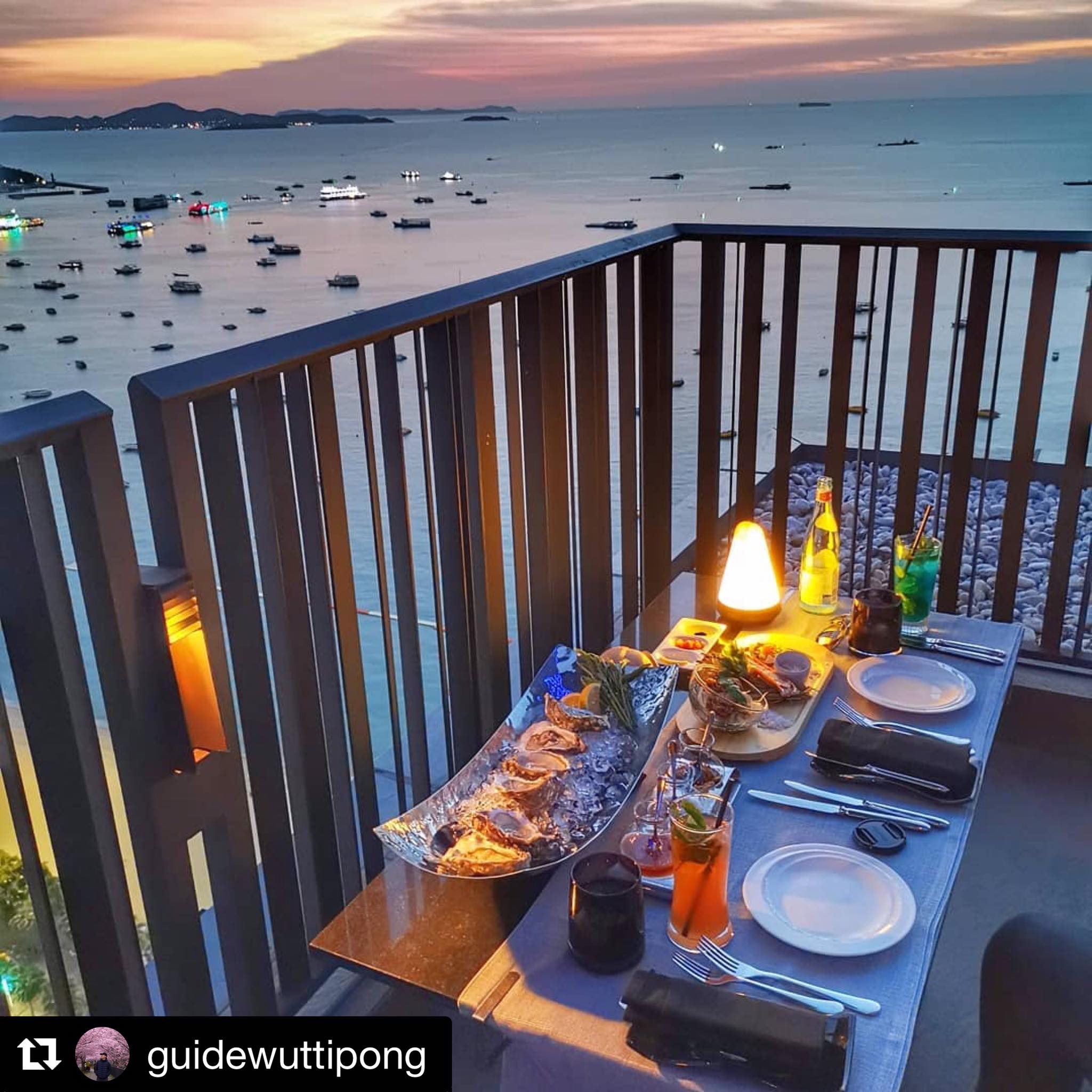 Dining with a view 🍹... - Horizon Rooftop Restaurant & Bar