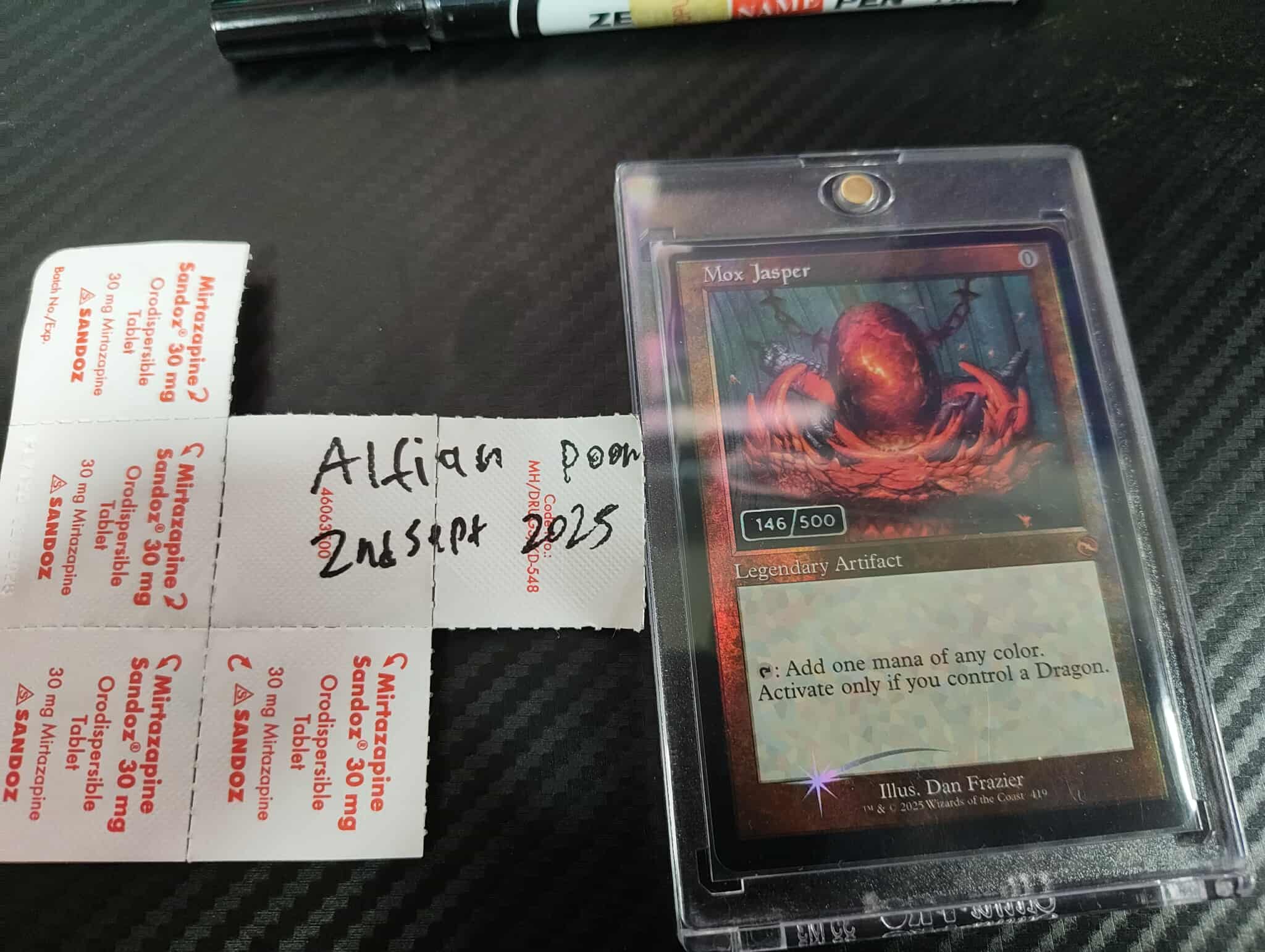 Serialized Mox Jasper 007/500 for sale