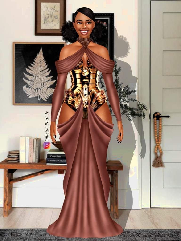 Creating a figure and dress with 30 and 12 layers