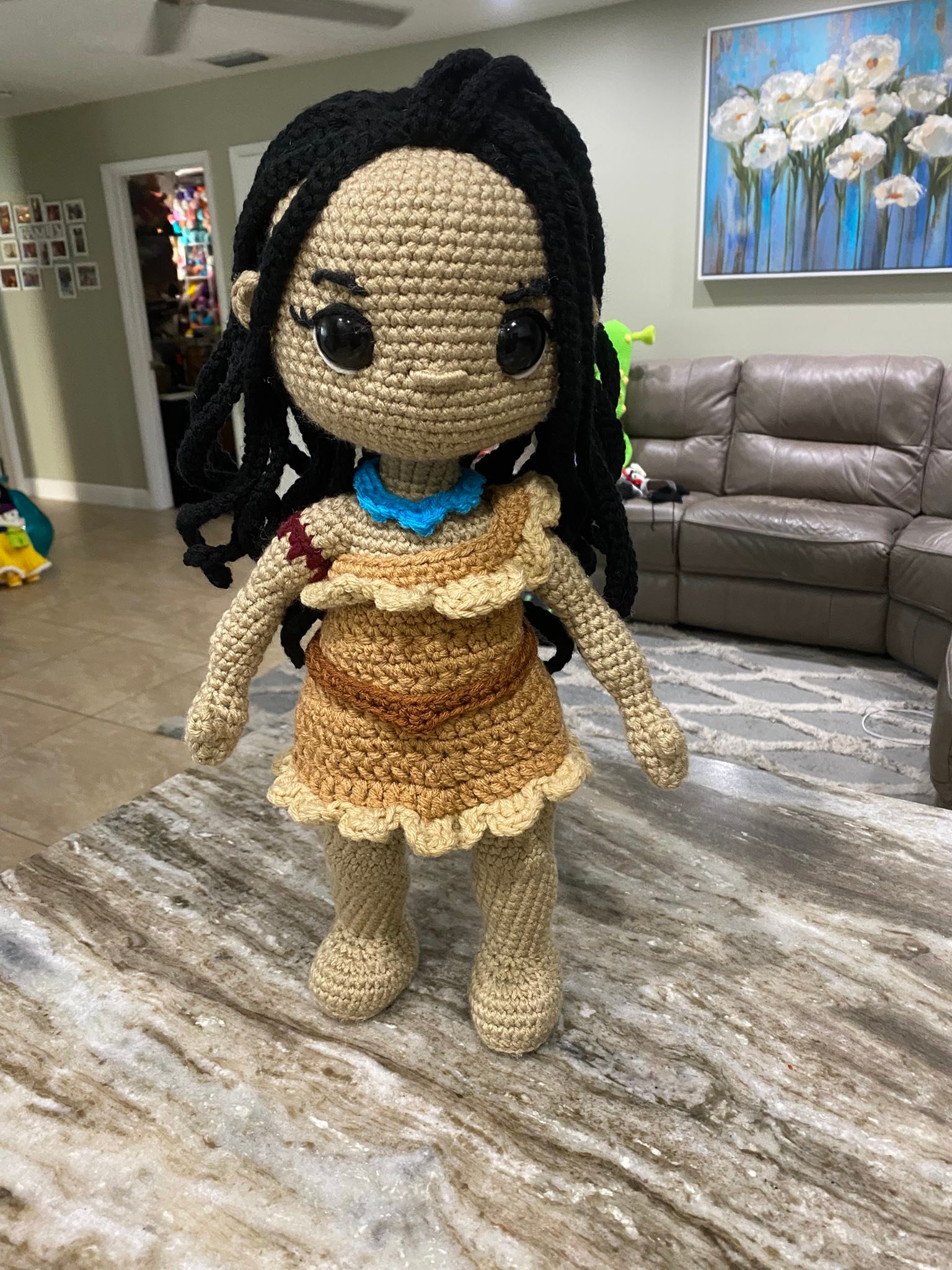 Different pocahontas crochet costume ✨