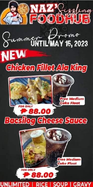Try our promo with FREE COKE... - Naz's 