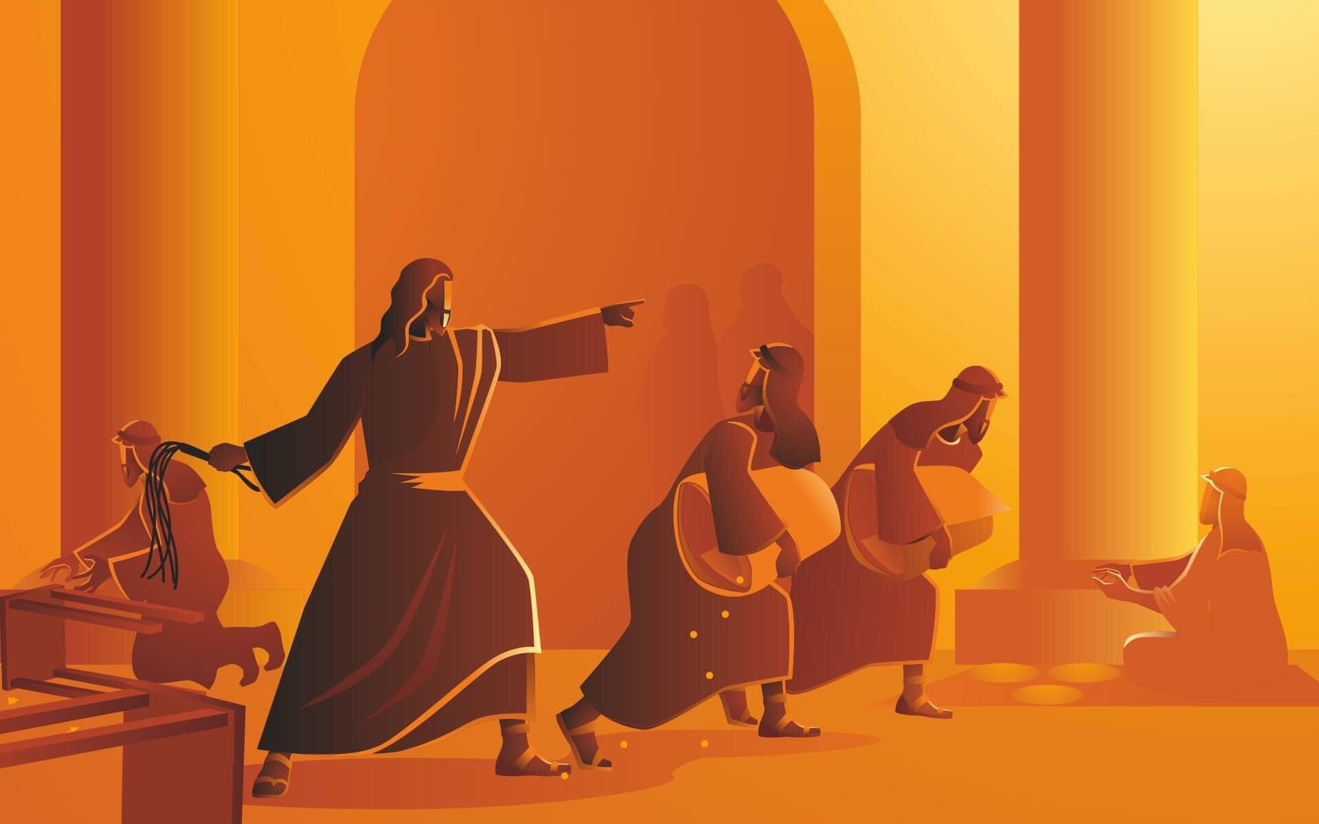First - Monday of Holy Week - Christ’s cleansing of the temple. The ...