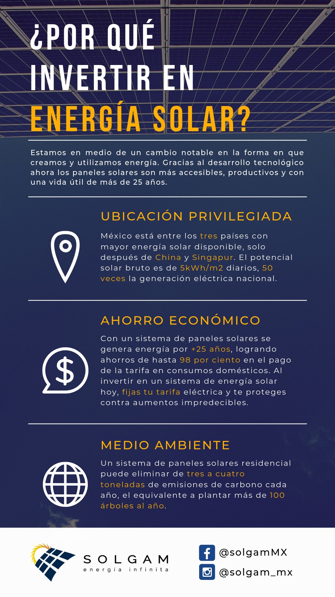 Solgam México - 🔆 Te presentamos algunas de las razones... | Facebook