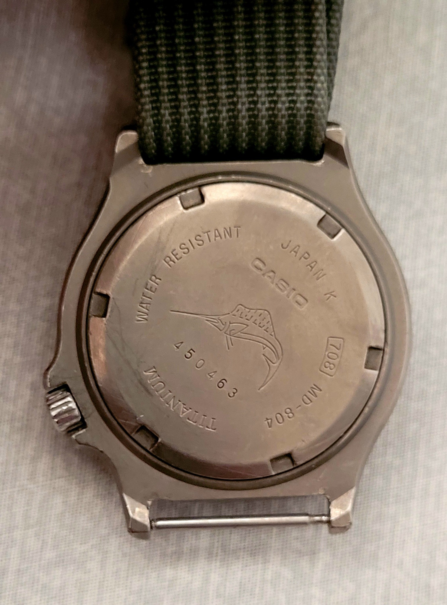 Casio Marlin MD-804 Full Titanium Release 1994 ??