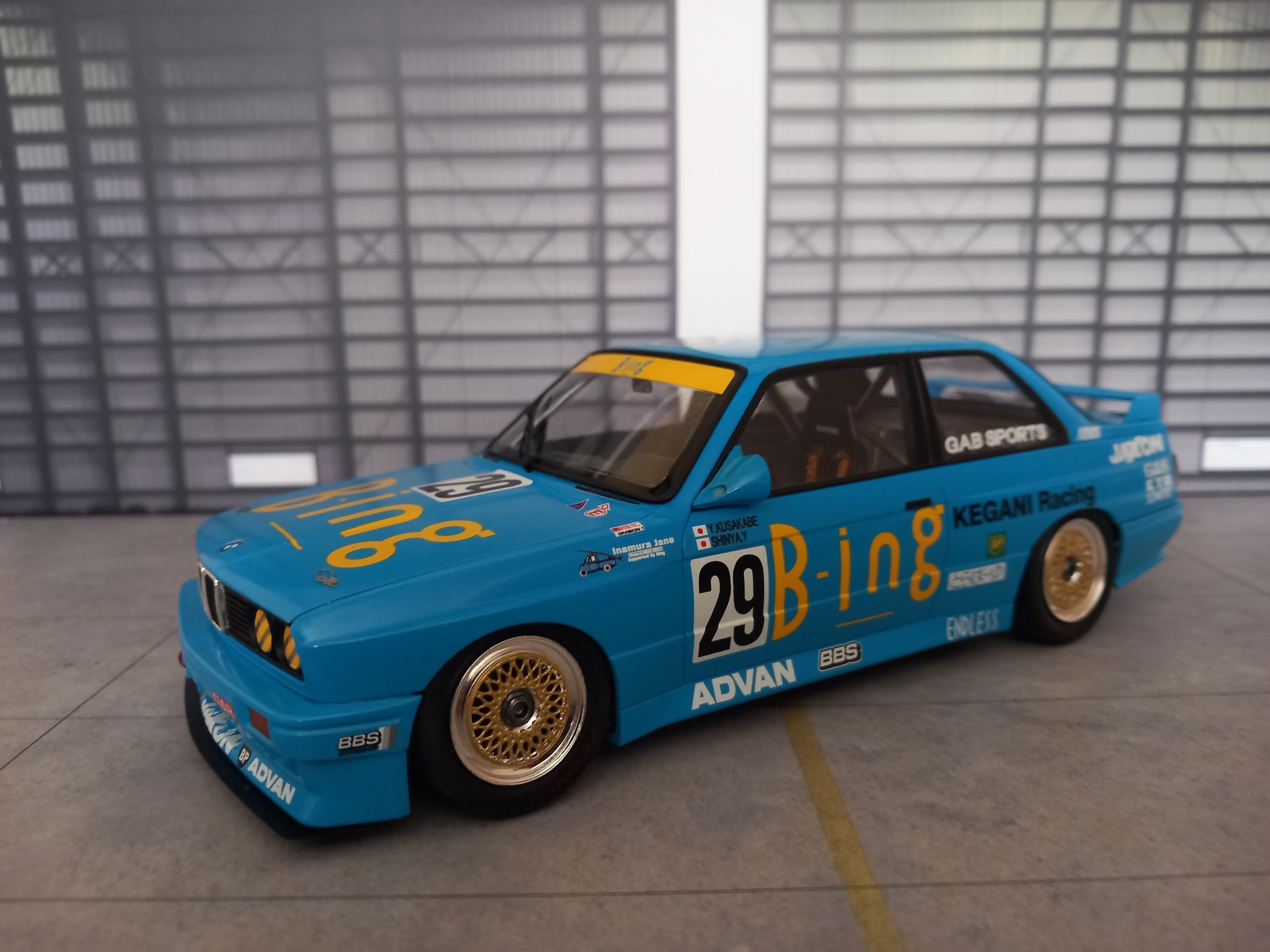 Tamiya BMW M3 Sport Evo Jagermeister 1992 body sets Taken from