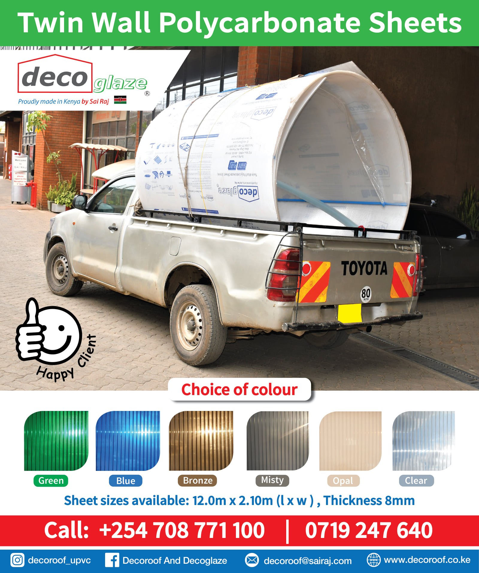 TWIN WALL POLYCARBONATE SHEETS... - Decoroof And Decoglaze | Facebook