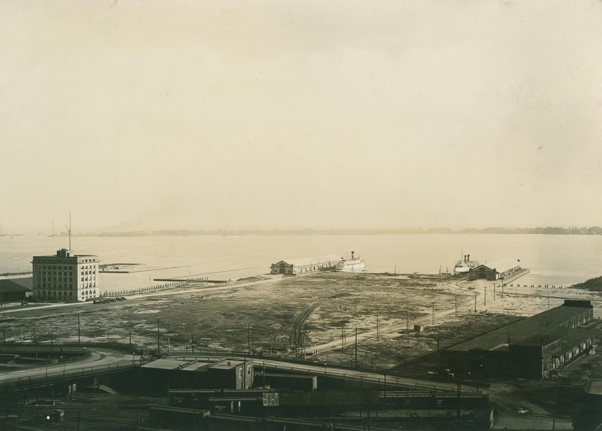 Old Toronto Series - Toronto Harbour, looking southeast, York St ...
