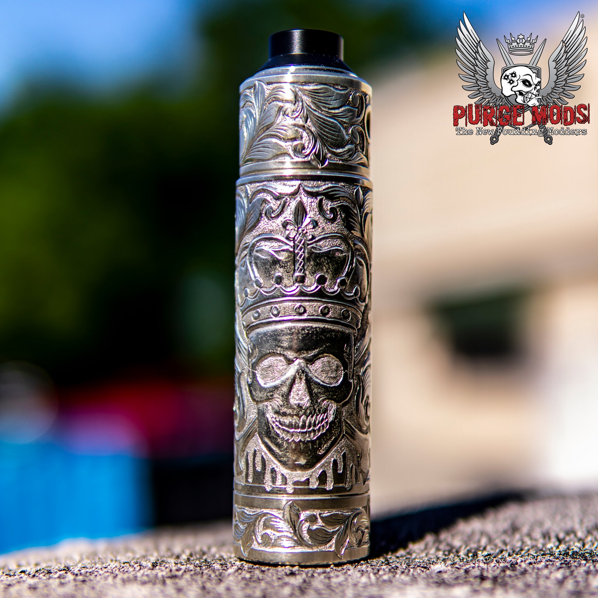 Purge - This intensely detailed solid silver Slam Piece is hand
