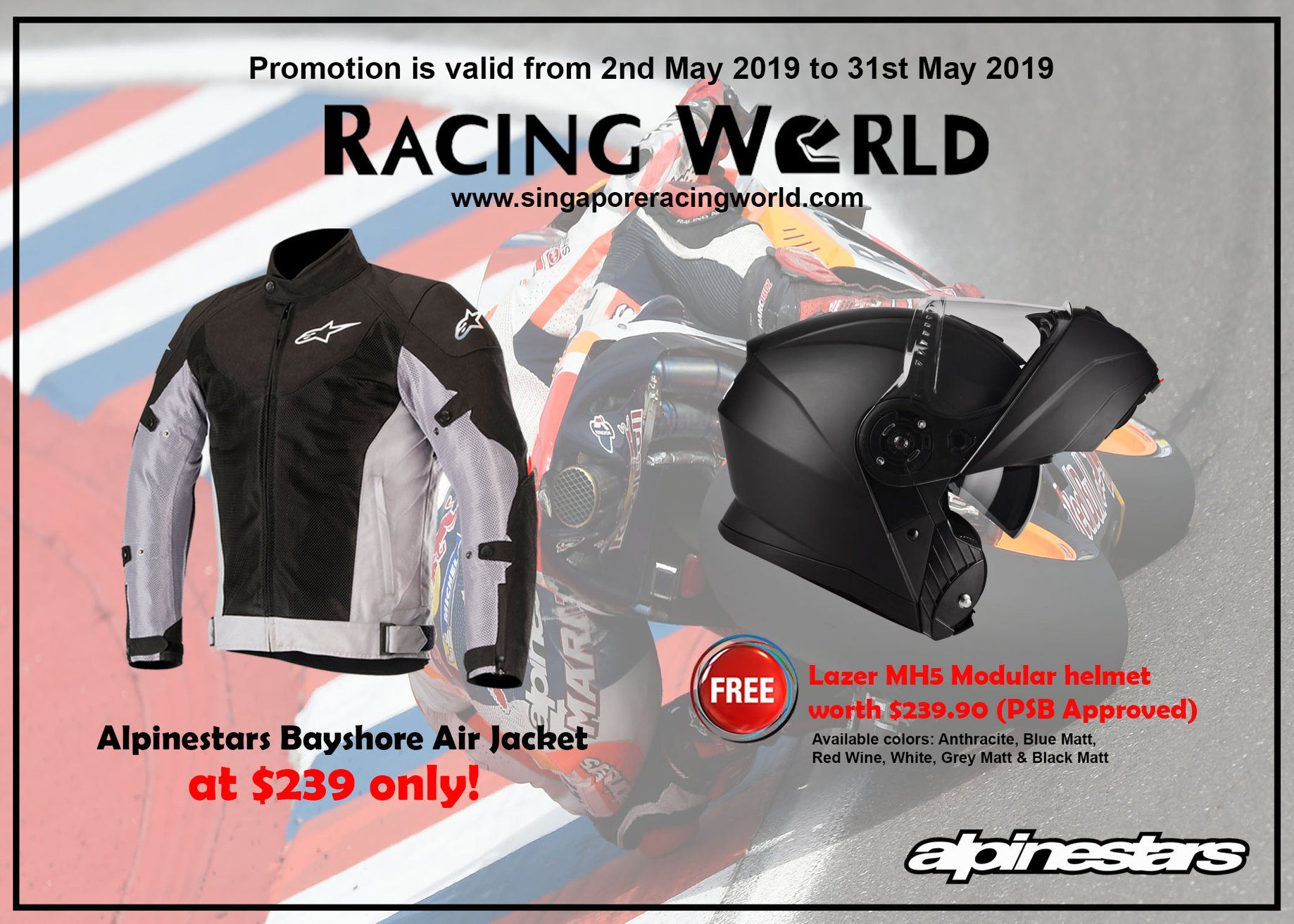 LAST 1 WEEKS TO GRAB THIS GOOD DEAL!!! Get a Alpinestars Bayshore 