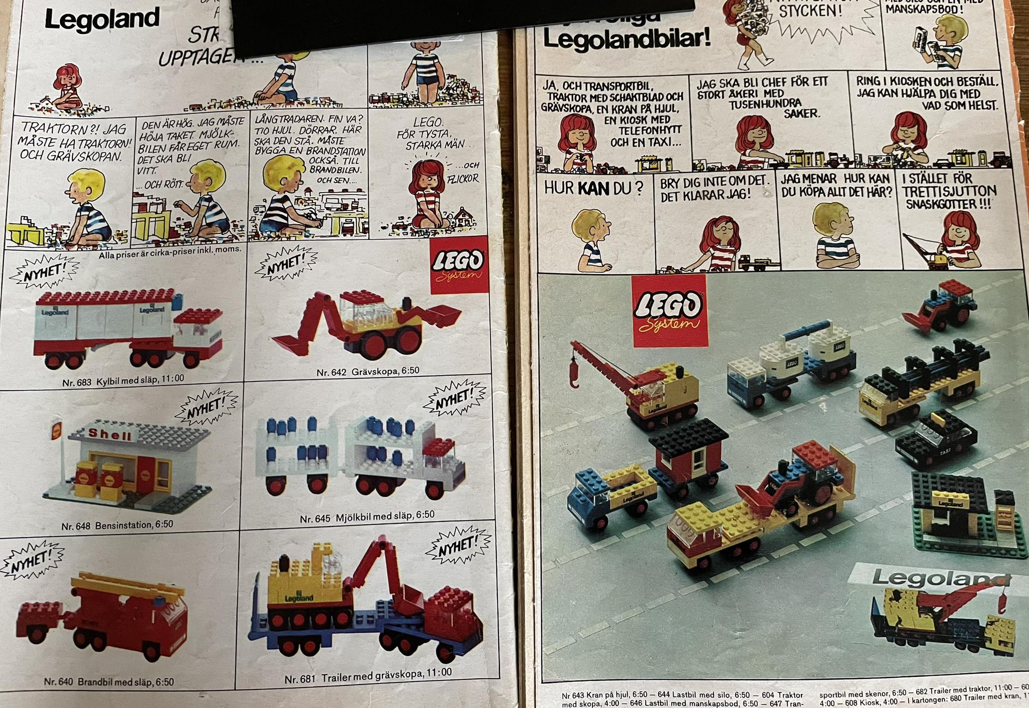 一本② What is the value of vintage Lego sets from 1971? レゴ1971カタログ