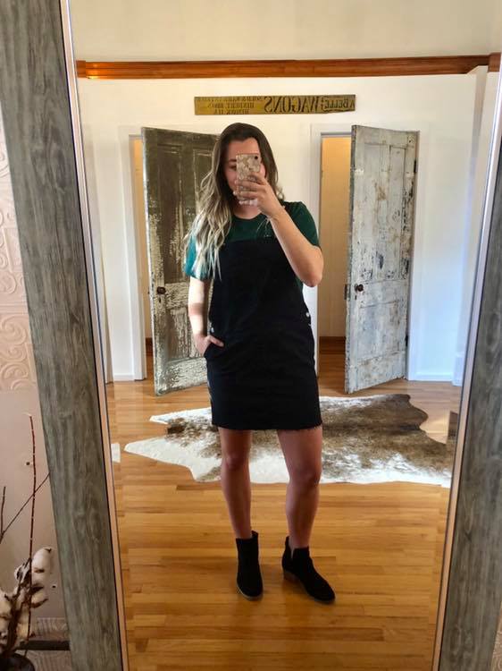 Maurices Women's Large Black Denim Dress for Sale - $35