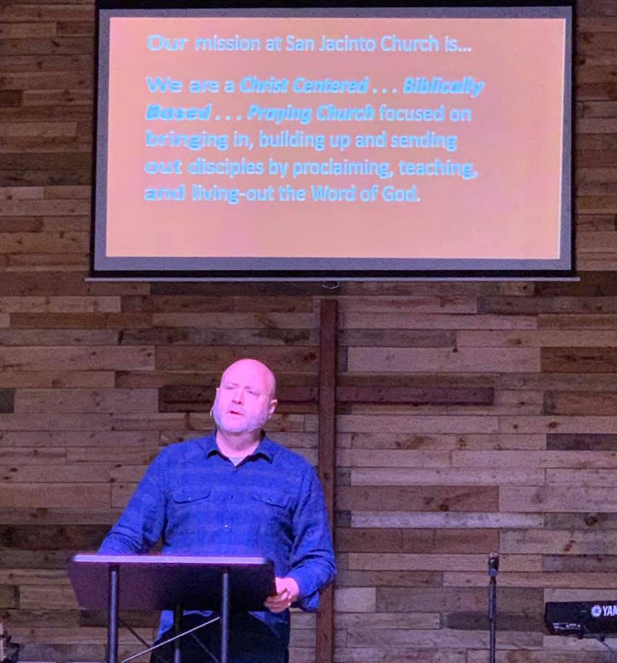 Today, Pastor Chris Richey sharing... - San Jacinto Church | Facebook