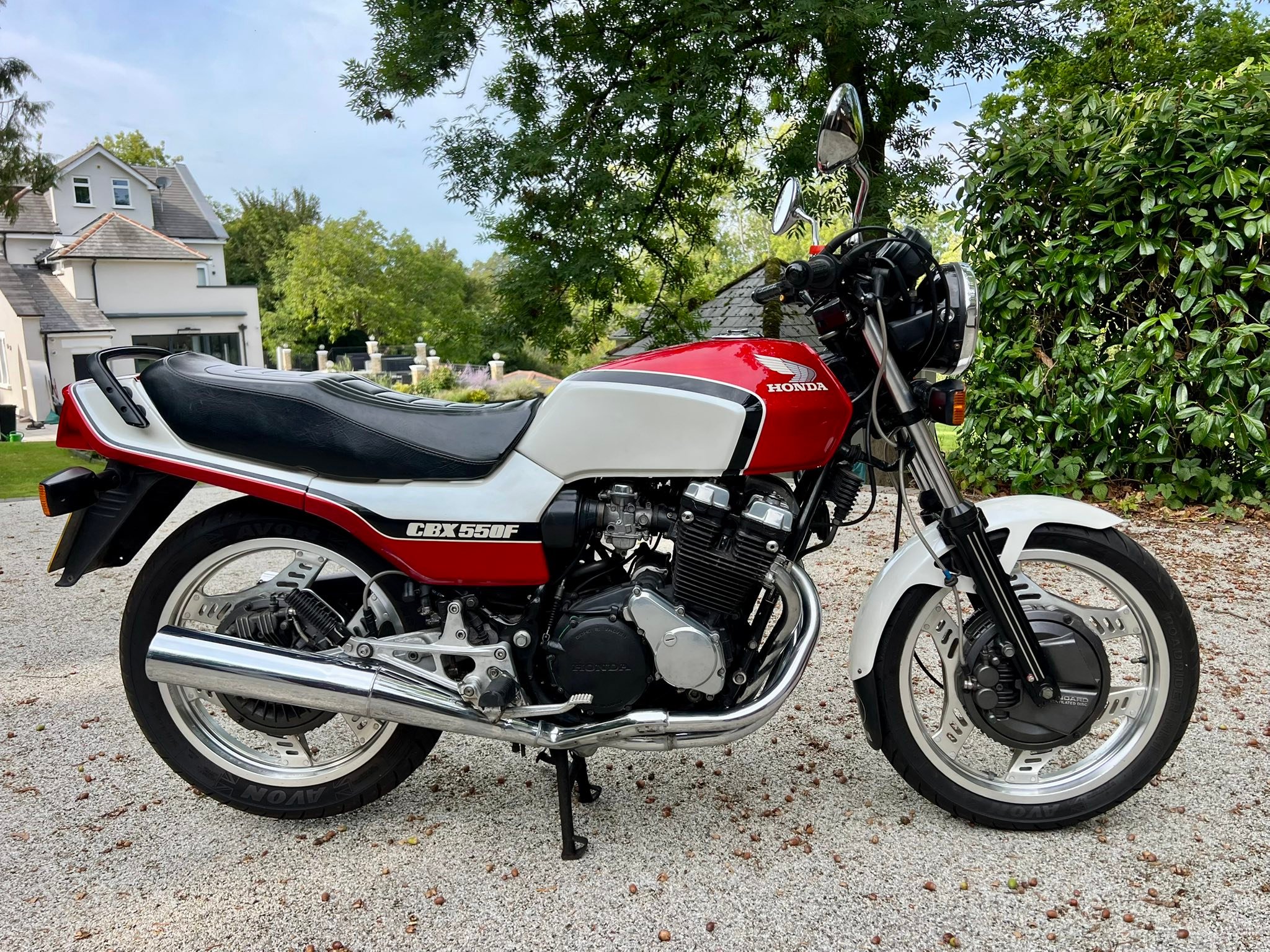 My CBX550 now just as I want her and running perfectly