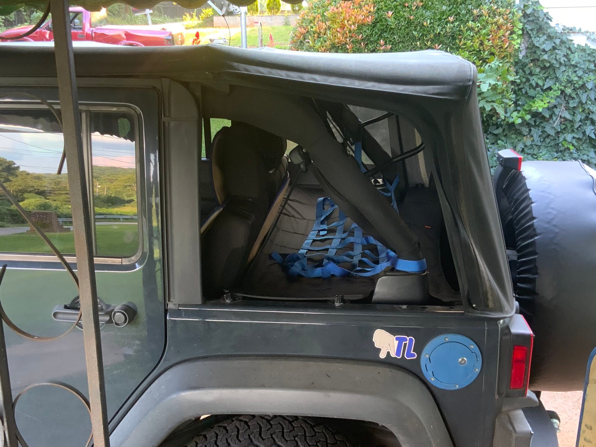 RedRock Soft Top Tailgate Retainer Brackets; Pair (07-18 Jeep Wrangler – RedRock 4x4