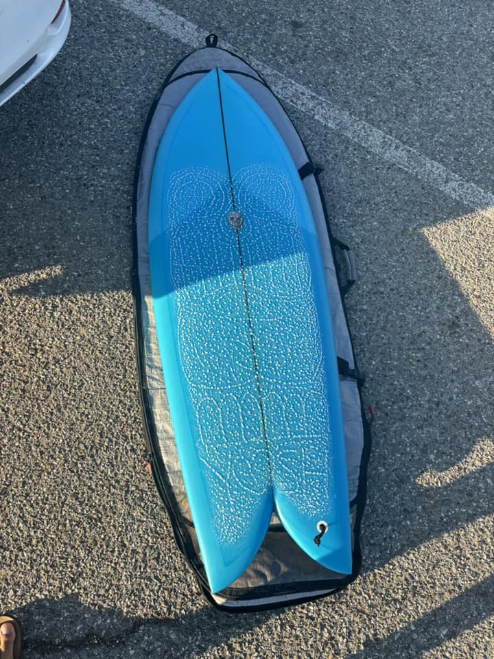 5'6 32.38L Christenson Fish This board has ruined every other