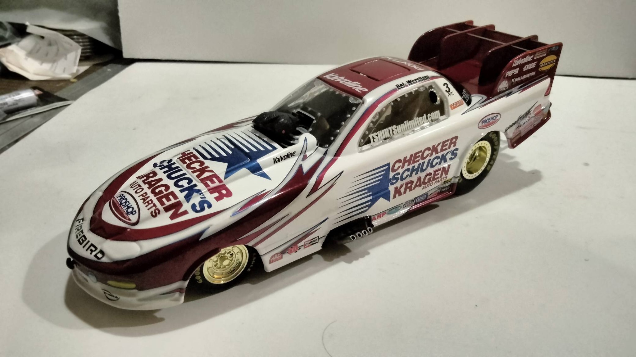 Racing Champions 1:24th scale Del Worsham Checker Shuck's Kragen