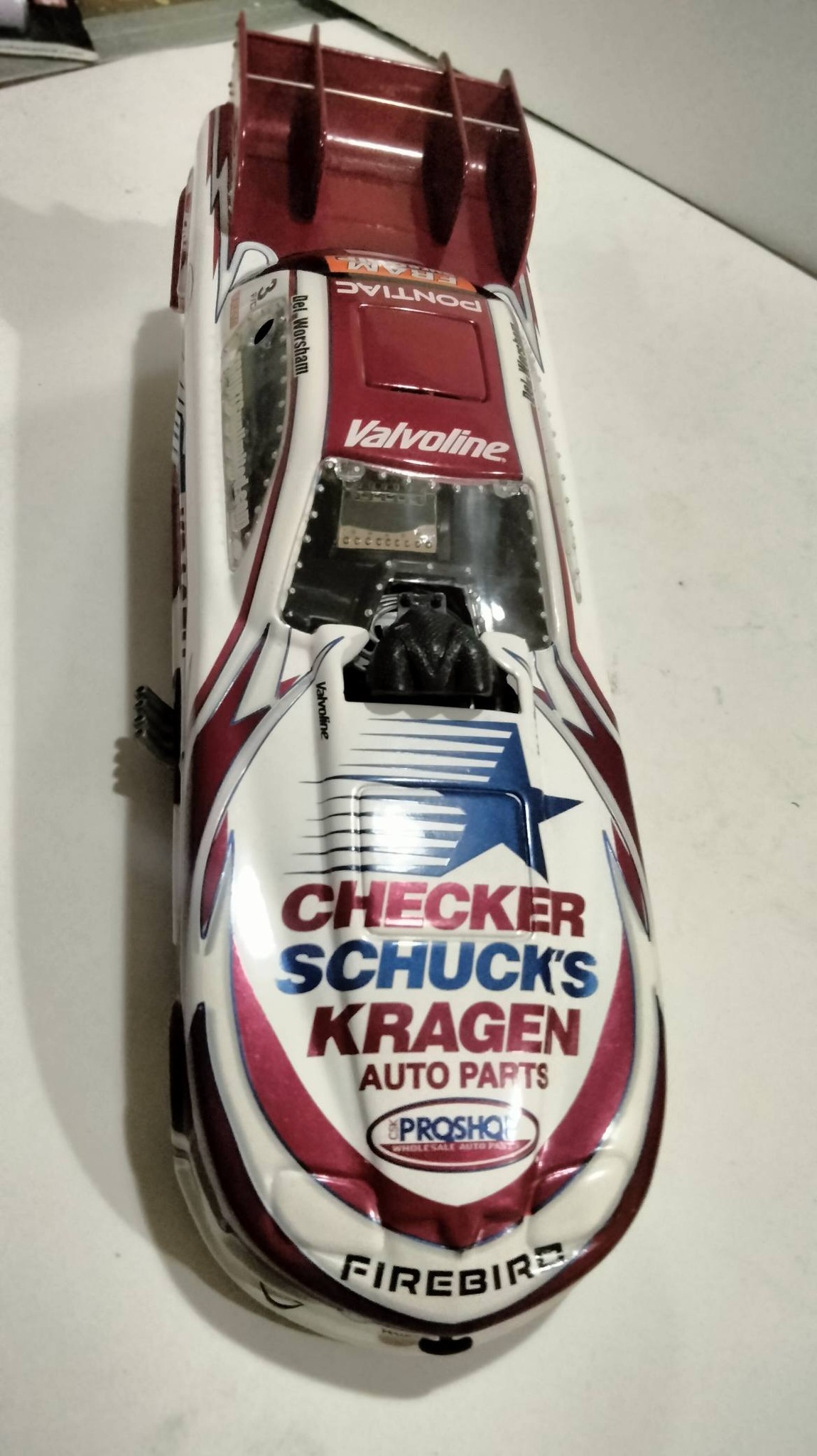 Racing Champions 1:24th scale Del Worsham Checker Shuck's Kragen