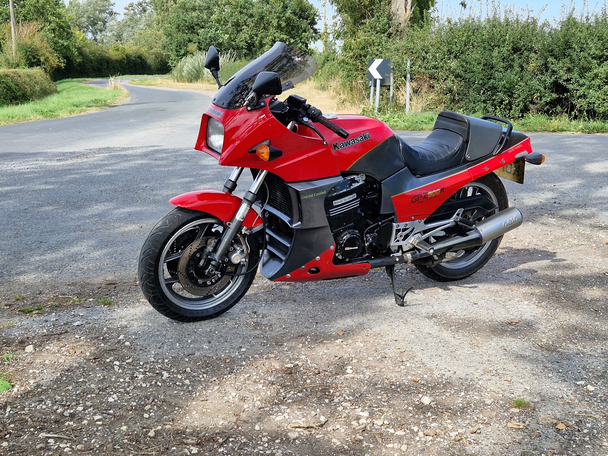 Finally got my GPz 750 out for a shakedown run. Seems to run 