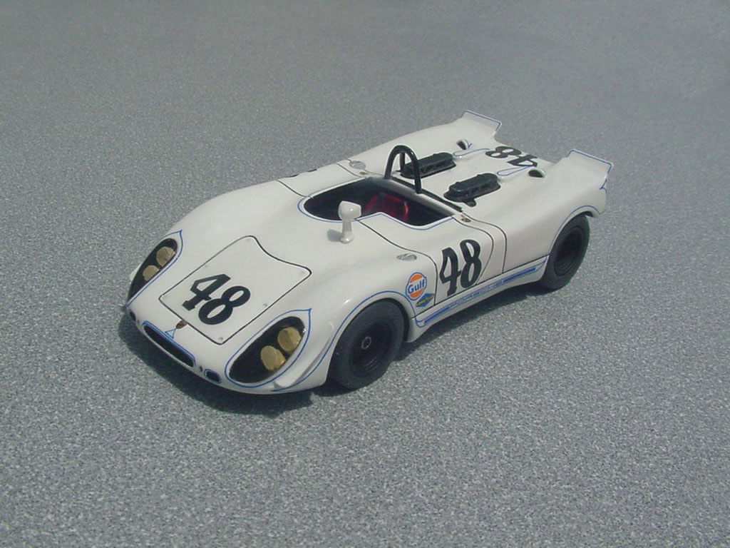 Porsche 908/2 The #48 is done. 1/43rd scale.