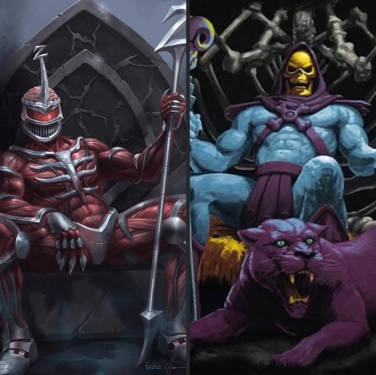 Lord Zedd vs Skeletor in Tokyo