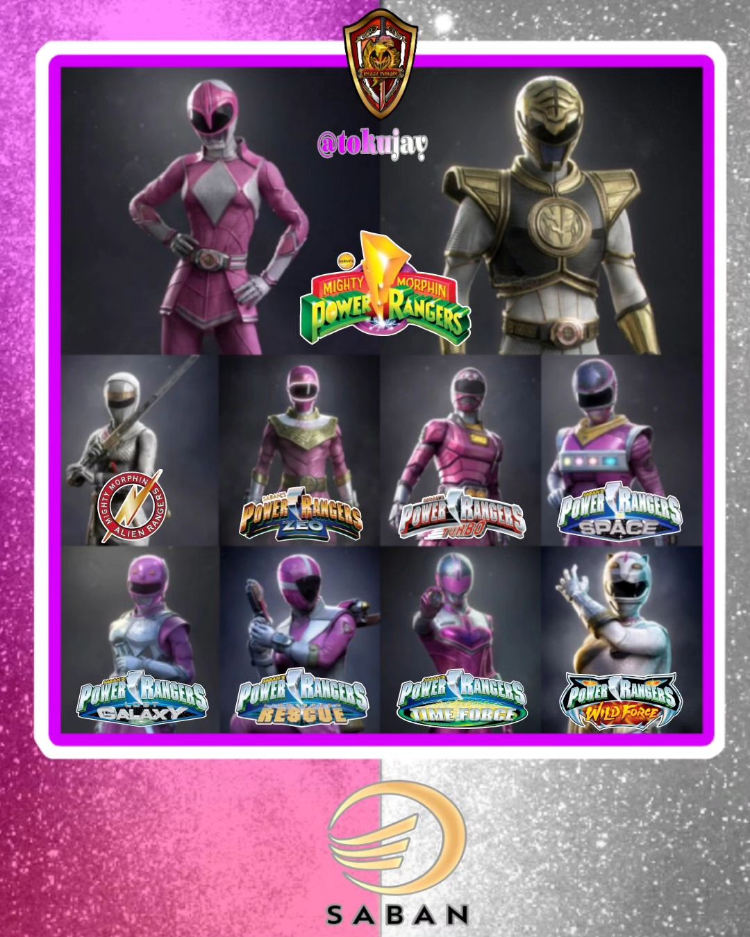 Blaze - Here are all the Pink/White Rangers from the entire Saban era ...