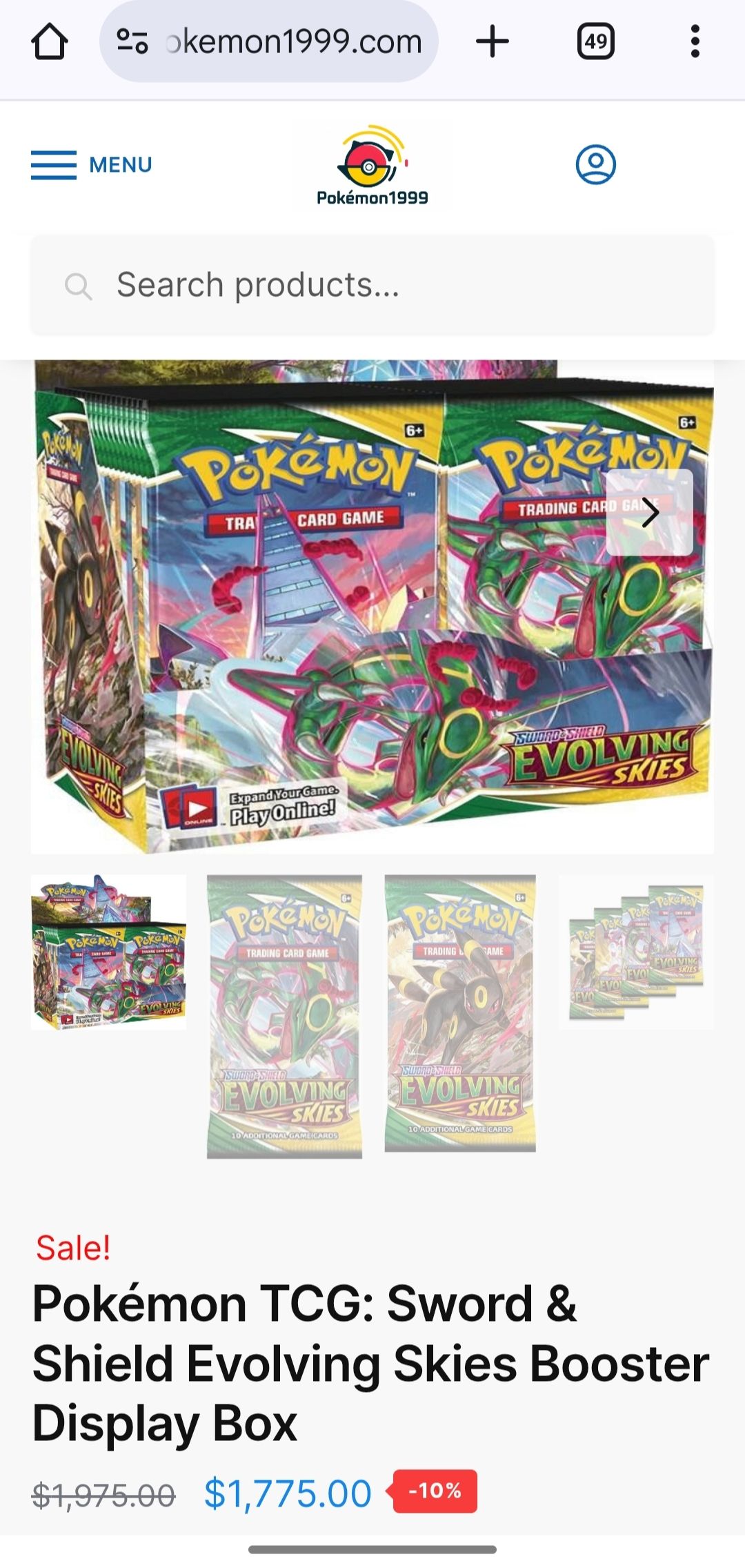 pokemon evolution skies booster box Pokemon: Sword & Shield: Evolving ShieldEvolving Skies FACTORY SEALED Pokemon TCG Sword