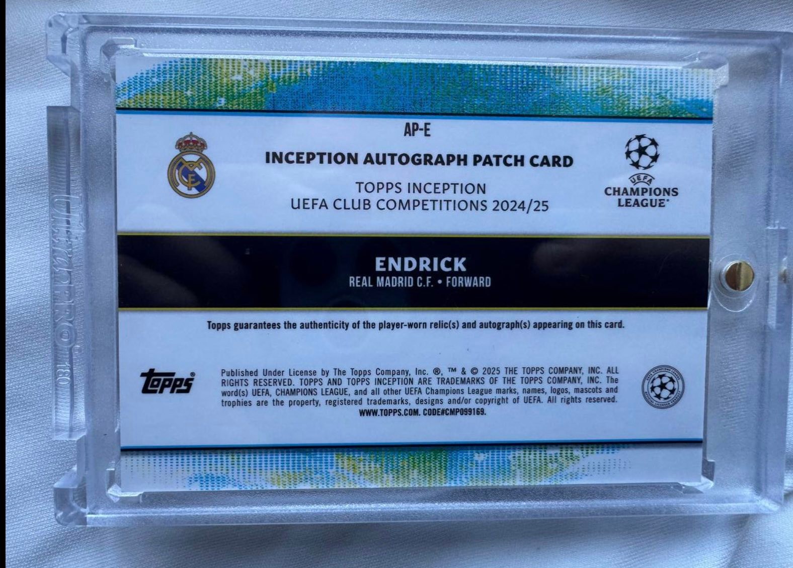 Trading 1/1 RC auto patch for Messi/CR7 auto
