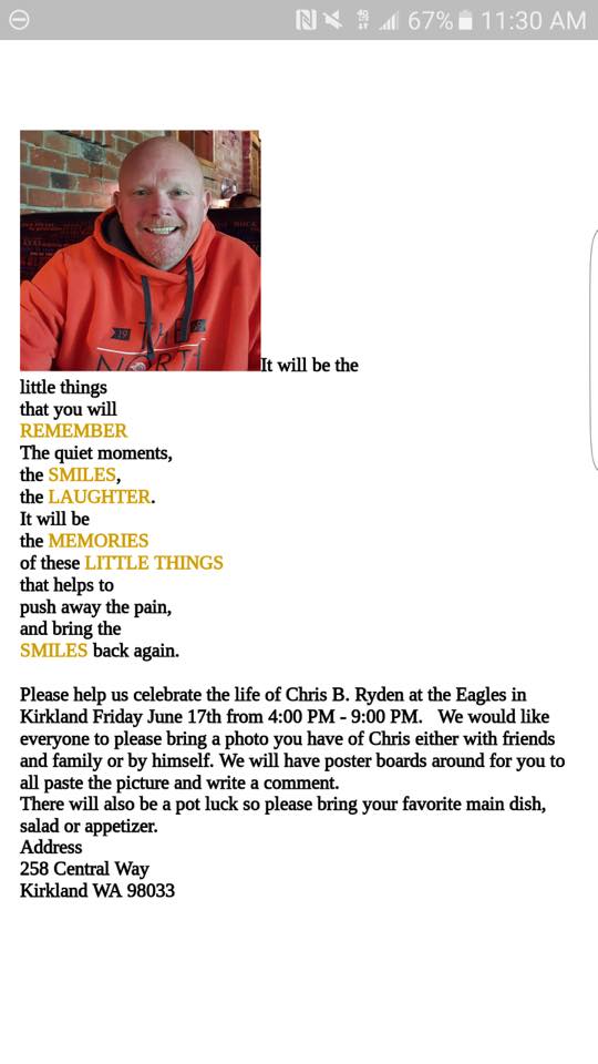 Chris Ryden Memorial