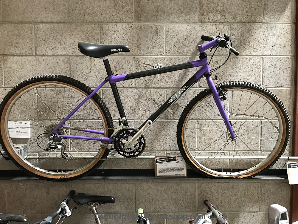 Vintage mountain bike with Campy ATB group at Philly Bike Expo