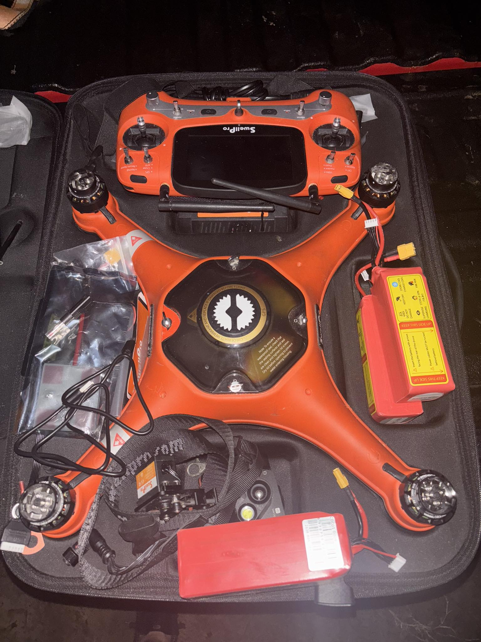 SwellPro Splashdrone 3+ for sale with night vision and additional 