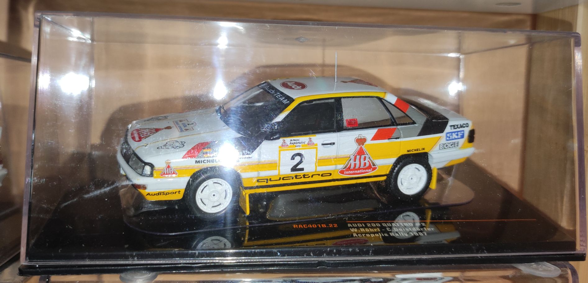 Acropolis Rally 1987 H.Mikkola / A.Hertz Audi 200 Quattro 3rd place