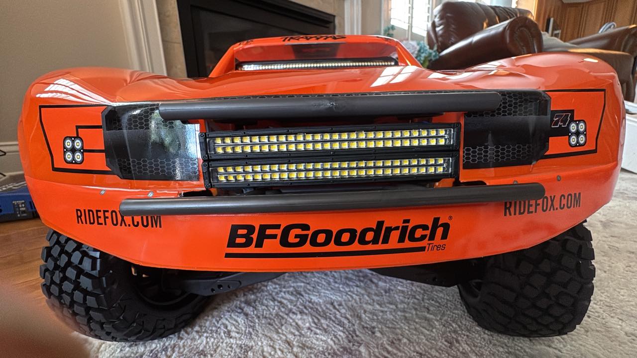 Kenblock Hoonigan livery on 1/7 Traxxas UDR body